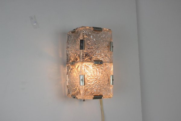 Mid-Century Wall Lamp from Kamenický Šenov, 1970s-TZ-1298739