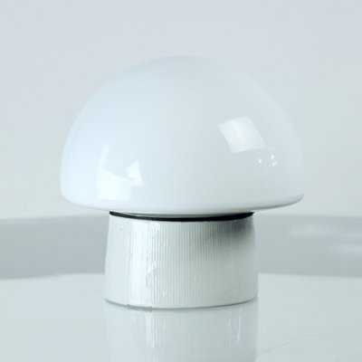 Mid-Century Wall Lamp in Ceramic and White Opaline Glass from Elektrosvit, 1960s-UL-1706515