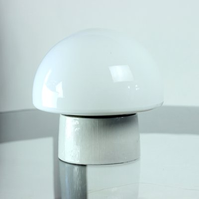 Mid-Century Wall Lamp in Ceramic and White Opaline Glass from Elektrosvit, 1960s-UL-1706515