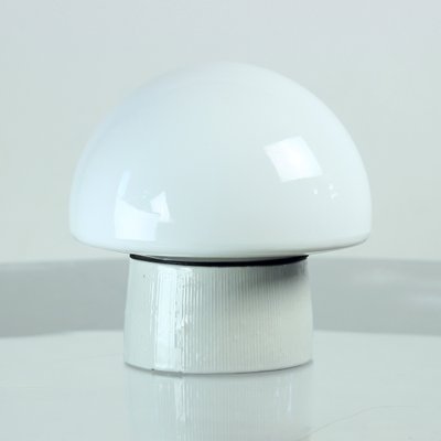 Mid-Century Wall Lamp in Ceramic and White Opaline Glass from Elektrosvit, 1960s-UL-1706515