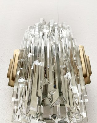 Mid-Century Wall Lamp in Ice Glass from Orrefors-UAH-1264257