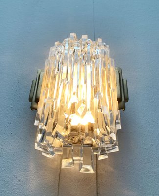 Mid-Century Wall Lamp in Ice Glass from Orrefors-UAH-1264257