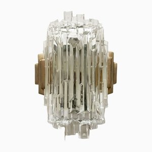 Mid-Century Wall Lamp in Ice Glass from Orrefors-UAH-1264257