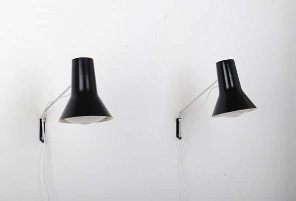 Mid-Century Wall Lamps by Josef Hurka for Napako, 1960s, Set of 2-VHD-1703965