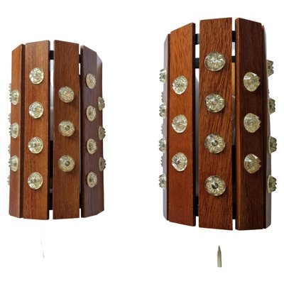 Mid-Century Wall Lamps from Verner Schou, Denmark, 1970s, Set of 2-TZ-1399372