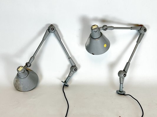 Mid-Century Wall Lamps in Metal from Stilnovo, Italy, 1960s, Set of 2-OT-1722558