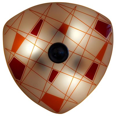 Mid-Century Wall Light with Glass Plate from Designfornication, 1956-BAF-763439