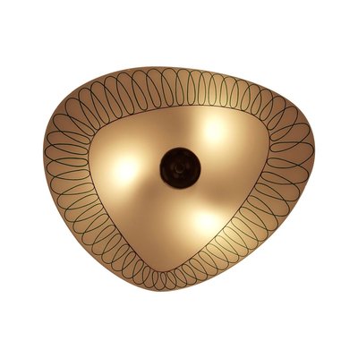 Mid-Century Wall Light with Glass Plate from Designfornication, 1956-BAF-763446