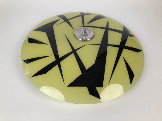 Mid-Century Wall Light with Glass Plate from Designfornication, 1956-BAF-763445