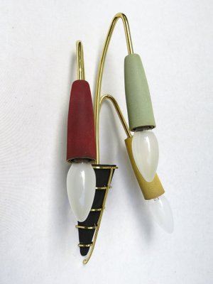 Mid-Century Wall Lights, 1950s, Set of 2-EY-1799540