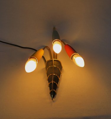 Mid-Century Wall Lights, 1950s, Set of 2-EY-1799540