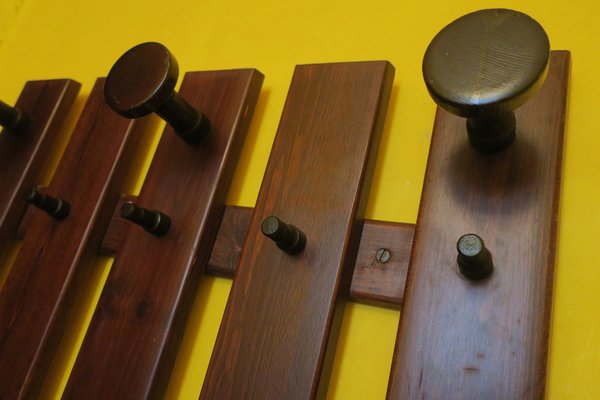 Mid-Century Wall-Mounted Coat and Hat Rack, 1960s-ED-1786340