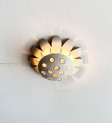 Mid-Century Wall or Ceiling Lamp with Flower Design-UAH-1245299