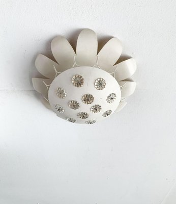 Mid-Century Wall or Ceiling Lamp with Flower Design-UAH-1245299