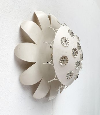 Mid-Century Wall or Ceiling Lamp with Flower Design-UAH-1245299