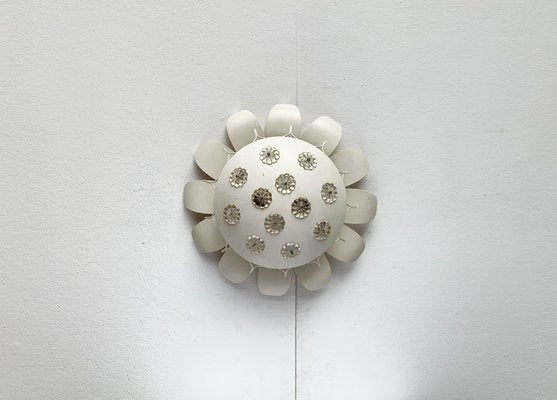 Mid-Century Wall or Ceiling Lamp with Flower Design-UAH-1245299