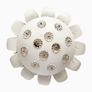 Mid-Century Wall or Ceiling Lamp with Flower Design-UAH-1245299