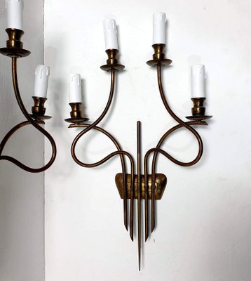 Mid-Century Wall Sconces by Guglielmo Ulrich, Set of 2-FO-1281300