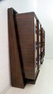 Mid-Century Walnut Bar Unit by Guglielmo Ulrich for Arredamenti Casa, 1940s-FER-623828