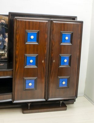 Mid-Century Walnut Bar Unit by Guglielmo Ulrich for Arredamenti Casa, 1940s-FER-623828