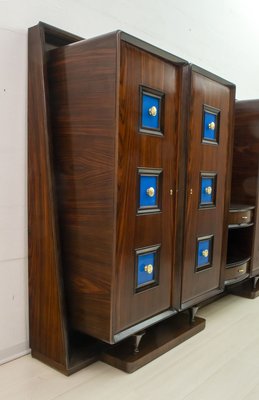 Mid-Century Walnut Bar Unit by Guglielmo Ulrich for Arredamenti Casa, 1940s-FER-623828