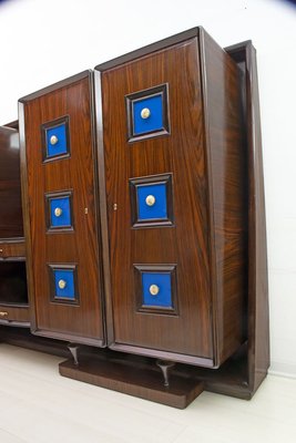 Mid-Century Walnut Bar Unit by Guglielmo Ulrich for Arredamenti Casa, 1940s-FER-623828