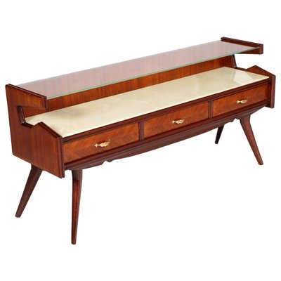 Mid-Century Walnut Console Table from La Permanente Mobili Cantù, 1954-NJV-847077