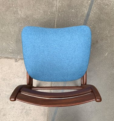 Mid-Century Walnut Dining Chairs, 1960s, Set of 6-UAH-1330930