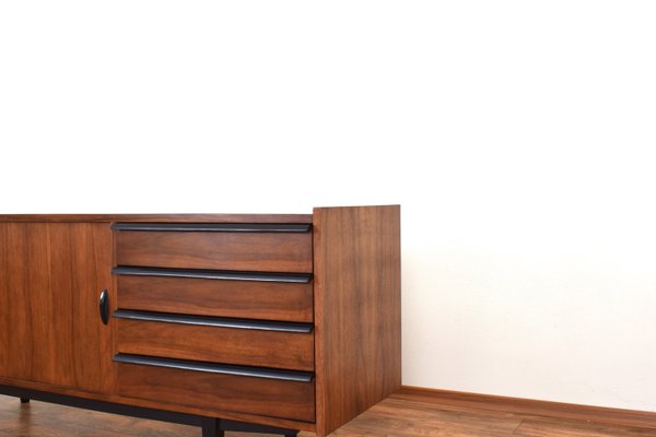 Mid-Century Walnut Sideboard by R. Hałas, 1960s.-LOT-2024367