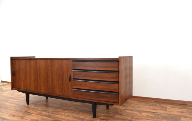 Mid-Century Walnut Sideboard by R. Hałas, 1960s.-LOT-2024367