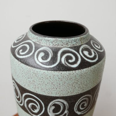 Mid-Century West German Green Ceramic Vase-JRP-1757050