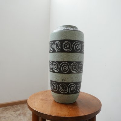 Mid-Century West German Green Ceramic Vase-JRP-1757050