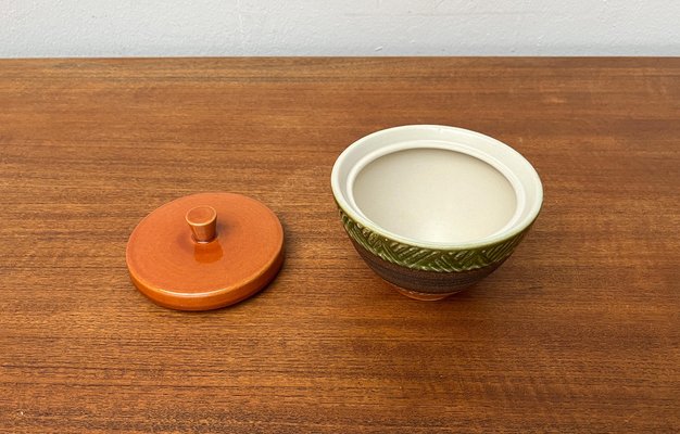 Mid-Century West German Pottery WGP Jar Bowl with Lid from Dümler & Breiden, 1960s-UAH-1721018