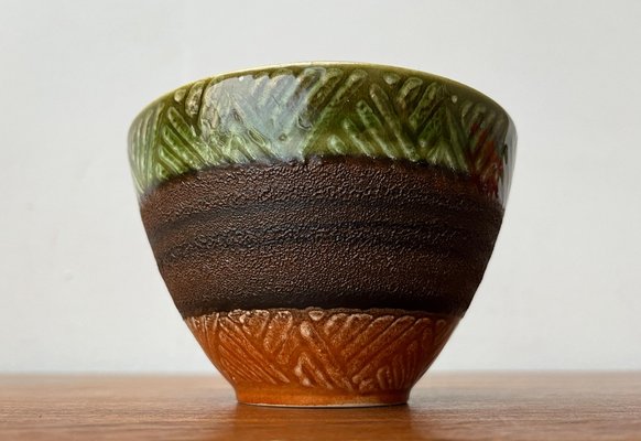 Mid-Century West German Pottery WGP Jar Bowl with Lid from Dümler & Breiden, 1960s-UAH-1721018