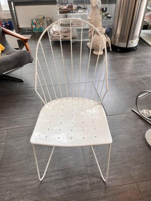 Mid-Century White Chair by Jowladar & v. Mödlhammer for Sonett, 1950s-SEI-1338410