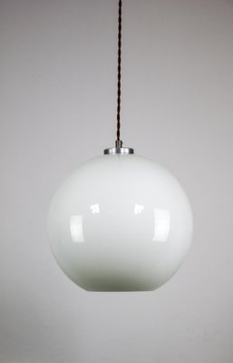 Mid-Century White Glass Pendant Lamp-HGJ-1187975