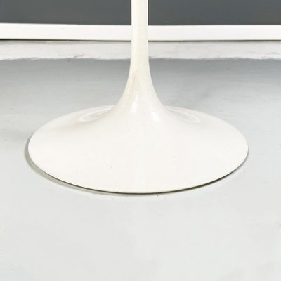 Mid-Century White Laminate and Metal Model Tulip Coffee Table attributed to Knoll, 1960s-GDD-1433307