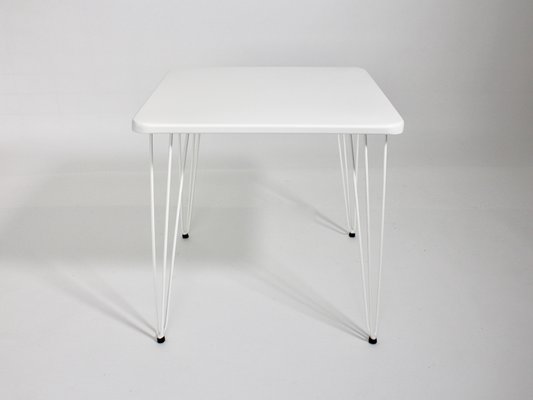 Mid-Century White Metal Garden Table by J.O.Wladar & V. Mödlhammer for Sonett, 1950s-NB-724288