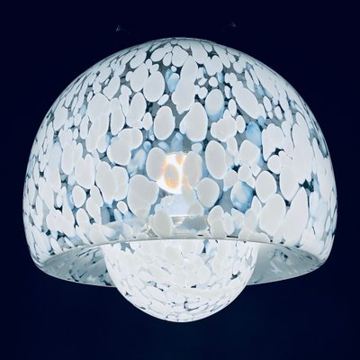 Mid-Century White Murano Pendant Lamp, Italy, 1960s-WQC-1374393