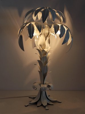 Mid-Century White Palm Tree Table Lamp by Hans Kögl, 1970s-VNE-966149