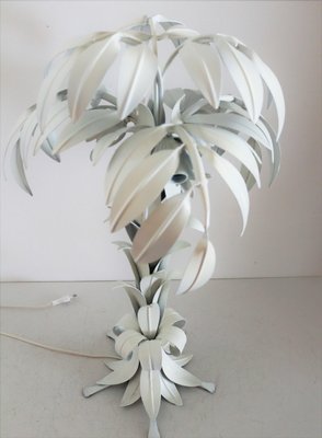 Mid-Century White Palm Tree Table Lamp by Hans Kögl, 1970s-VNE-966149