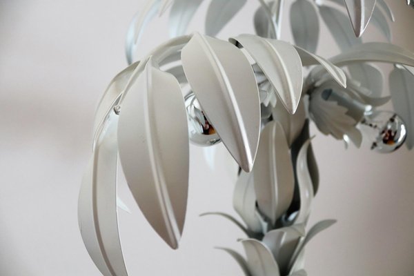 Mid-Century White Palm Tree Table Lamp by Hans Kögl, 1970s-VNE-966149