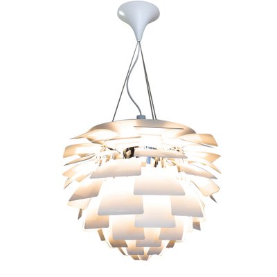 Mid-Century White PH Artichoke Ceiling Lamp by Poul Henningsen for Louis Poulsen-TJQ-744321