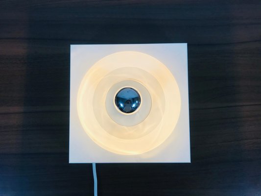 Mid-Century White Sconce by Klaus Hempel for Kaiser Leuchten-PUK-555376