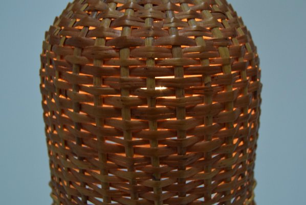 Mid-Century Wicker Pendant Lamp from Uluv, 1960s-TZ-1323210