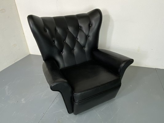 Mid-Century Wingback Easy Chair, 1960s-DE-1794464