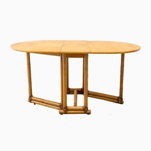 Mid-Century Winged Table with Legs in Bamboo-UJE-1015809