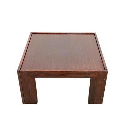 Mid-Century Wood Italian Squared Table by Afra and Tobia Scarpa for Cassina, 1965-JDR-1125592