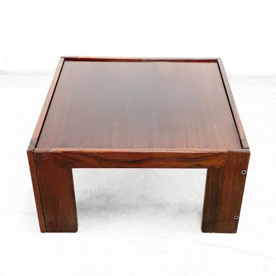 Mid-Century Wood Italian Squared Table by Afra and Tobia Scarpa for Cassina, 1965-JDR-1125592