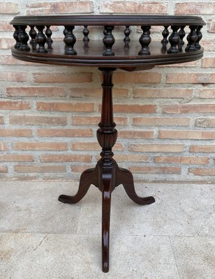 Mid-Century Wood Side Table or Jardinière, 1940s-NOU-1803174